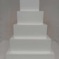 Oasis Supply "Hollow Donut Style EPS Styrofoam Dummy Cake Set - 5" High by 6" 8" 10" 12" 14" -- Stack up to 5 Tiers