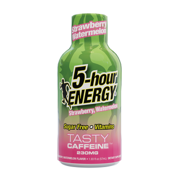 24 Pack 5-hour ENERGY Extra Strength Shots, Strawberry Watermelon Flavor Flavor, 1.93 Fl Oz