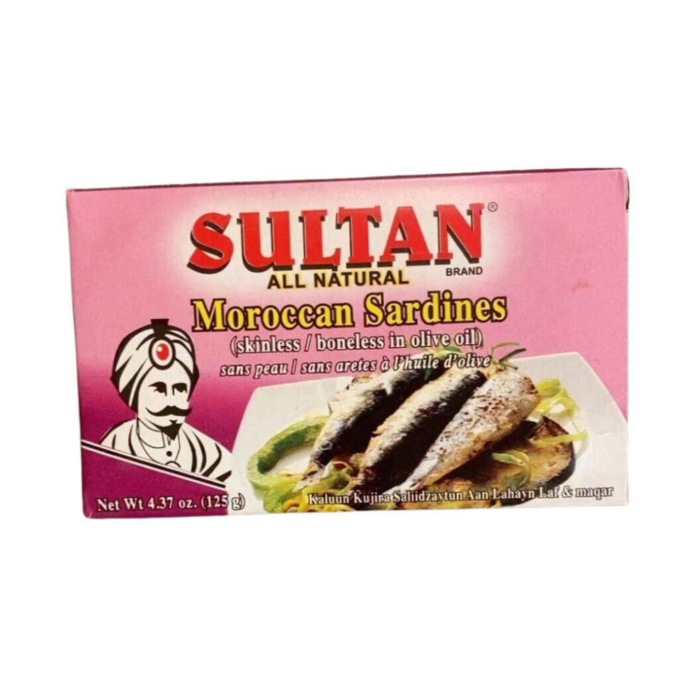 Sultan Sardines in Mild Oil – 4.37 Oz Can
