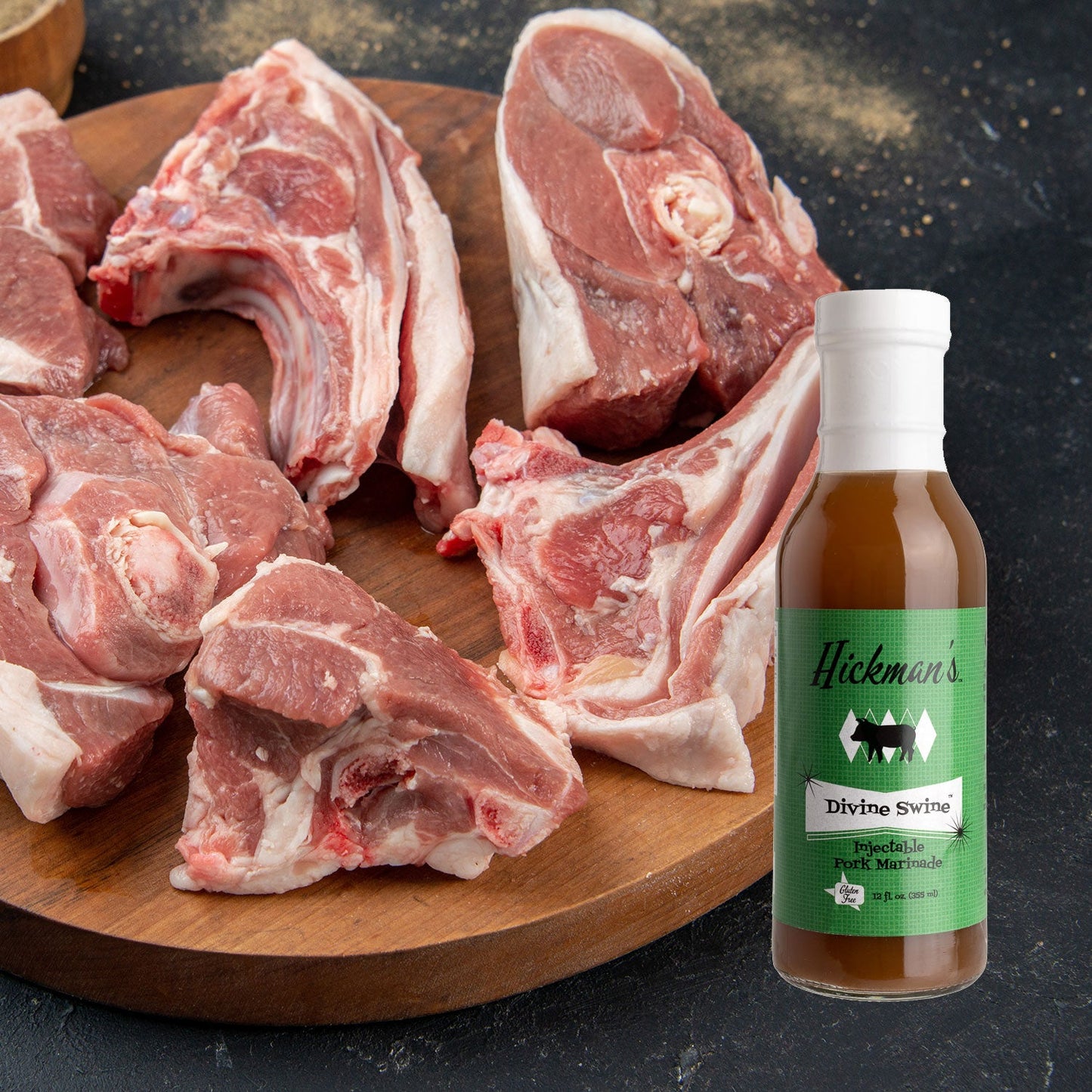 Hickman's Divine Swine Pork Package With Injector