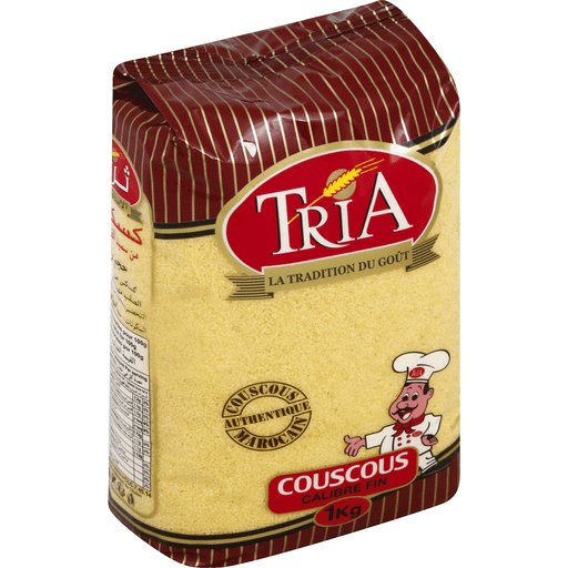 Tria Durum Wheat Couscous Calibre Fin 1kg – Pre-Cooked