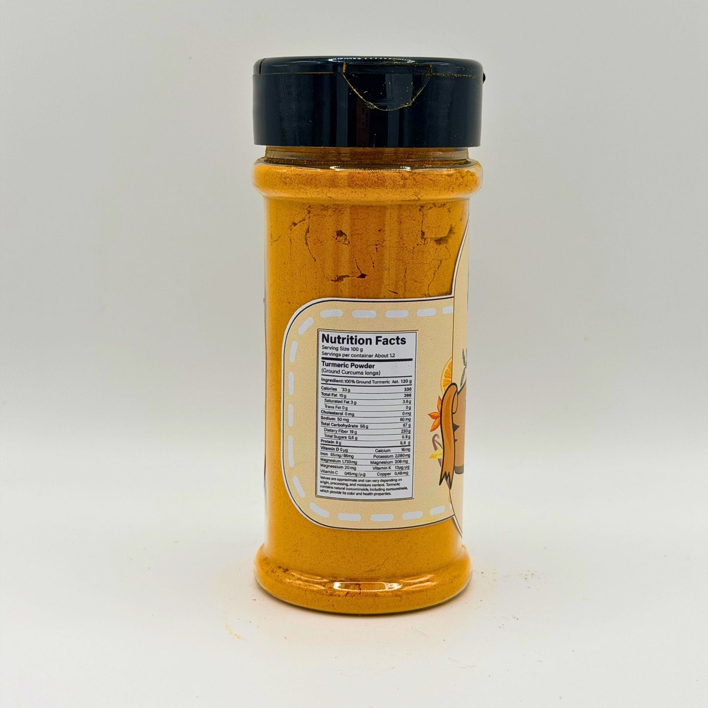 Premium Turmeric Spice - 100% Organic, Freshly Ground, High Curcumin Content, Versatile Use
