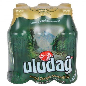 Uludağ Sparkling Water 200 Ml X 6 - Refreshing Carbonated Beverage for Any Occasion
