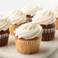4 pk Vegan Cupcakes w/ Frosting on side