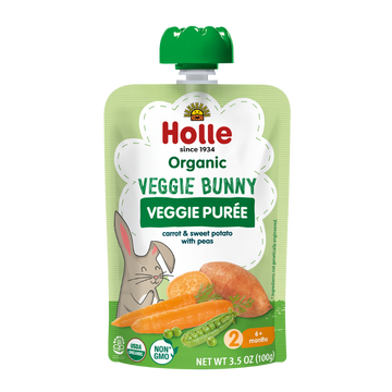 Holle Organic Veggie Bunny - Veggie Purée Pouches