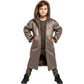 Kids Winter Fur Coat – Hooded & Stylish for 3-4 Year Olds, Warm Faux Fur Outerwear