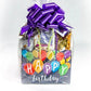 Large Happy Birthday Gift Box - Gourmet Birthday Basket with Snacks & Treats