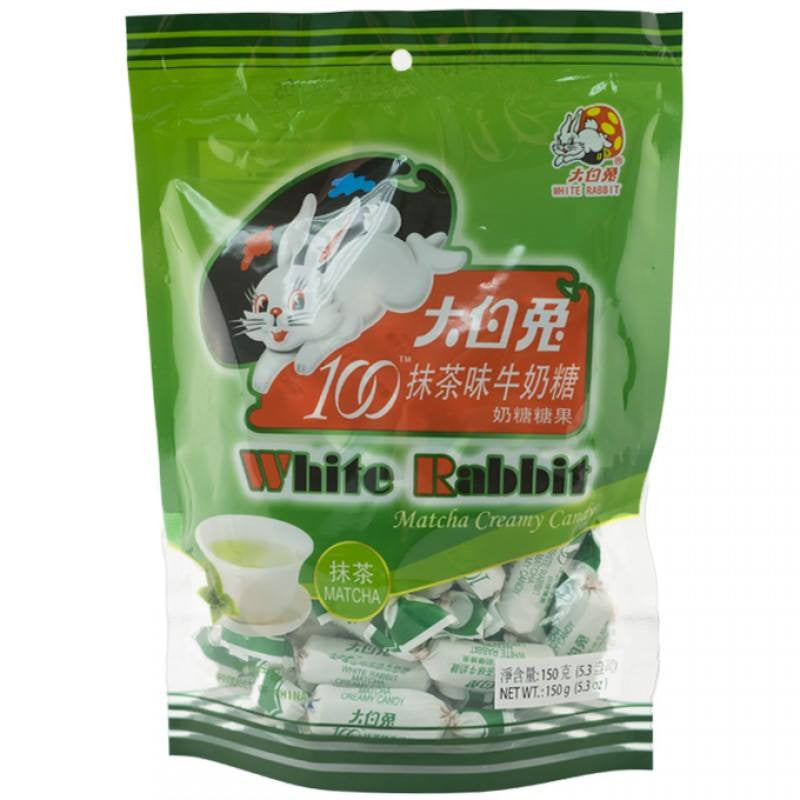 White Rabbit Matcha Green Tea Milk Chewy Candy, 5.3 oz