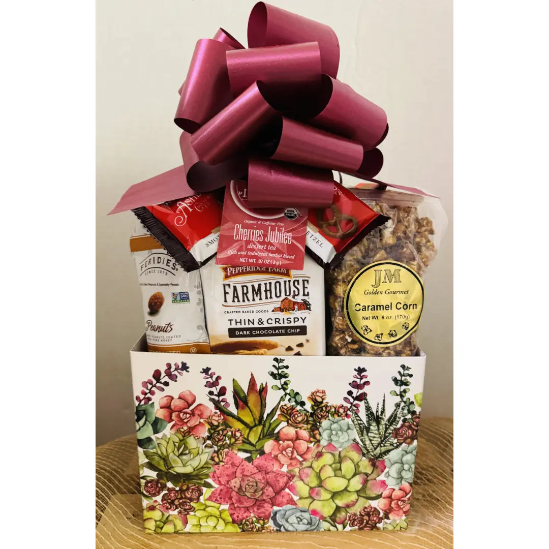 Large Succulent Gift Box - Premium Snack & Treats Gift Basket
