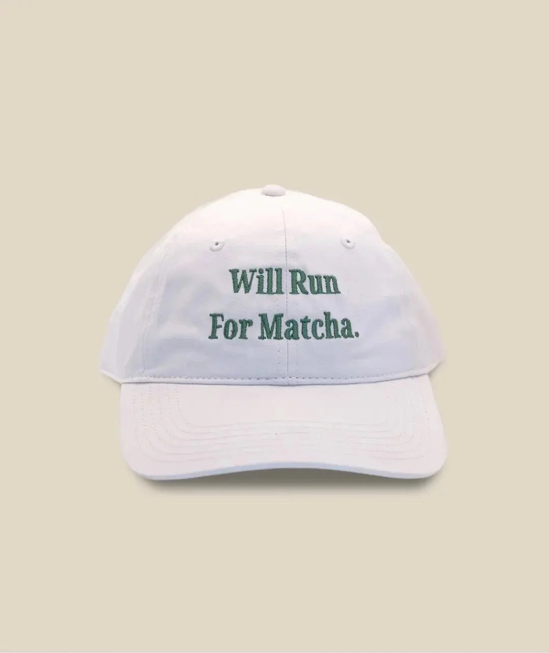 Will Run for Matcha Cap
