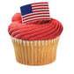 American Flag Cupcake Rings 144ct