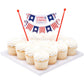 Stars and Stripes Forever Banner Banner Layon 6pcs