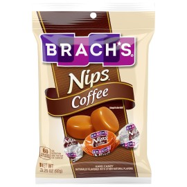 Brach's Nips Coffee Flavored Hard Candy, 3.25 ounce, Pack of 12
