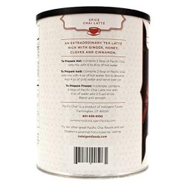 Pacific Spice Chai Latte Mix, 10-Ounce Canisters (Pack of 6)