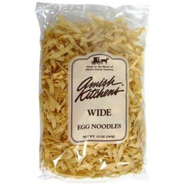 Amish Kitchens Home-Style Egg Noodles, 12-Ounce Bags (Pack of 12)