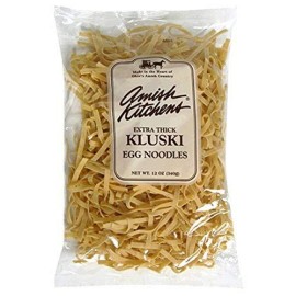 Amish Kitchens Extra-Thick Kluski Egg Noodles, 12-Ounce Bags (Pack of 12)