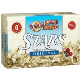Valley Lahvosh Baking Co. Stars Crackerbread, 4.5-Ounce Boxes (Pack of 12)