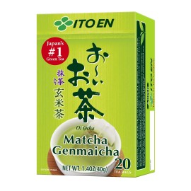 Ito En Oi Ocha genmaicha Tea 20-count 1.8 Ounce Boxes (Pack of 4)