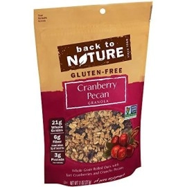 Back to Nature Gluten Free Granola, Non-GMO Cranberry Pecan, 11 Ounce (Pack of 6)