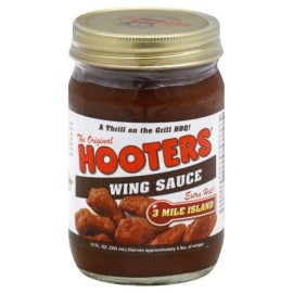 Hooters Wing Sauce 3 Mile Island 12 Ounce (Pack Of 6)