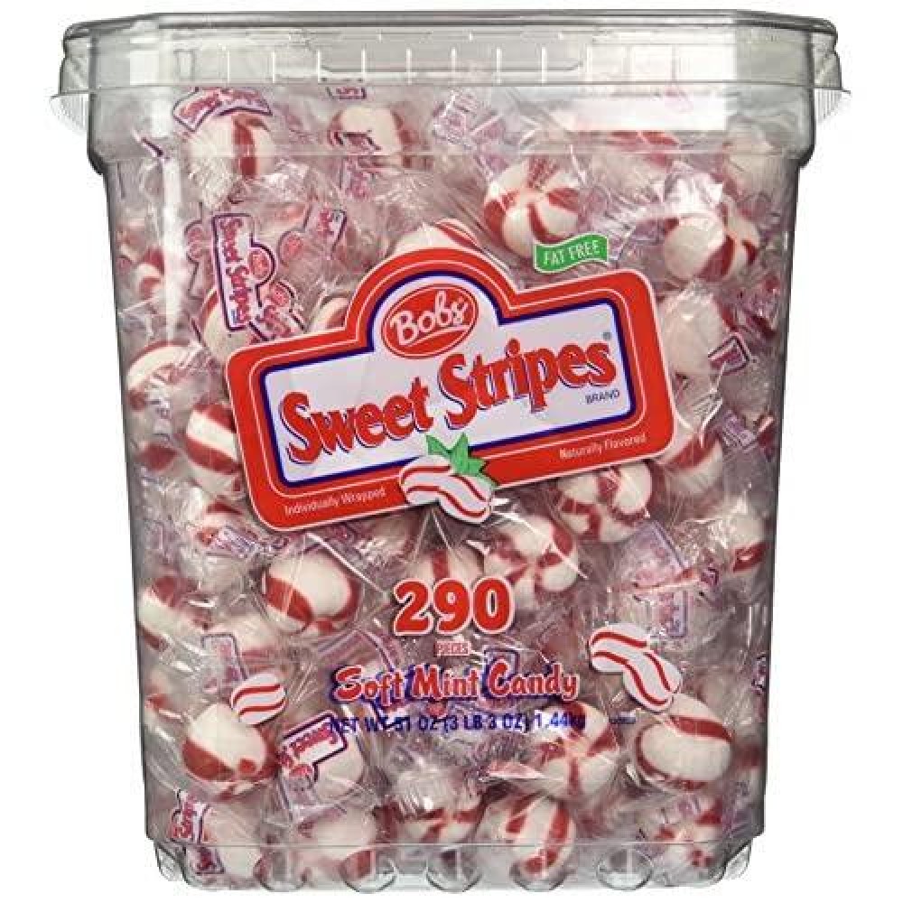 Bobs Sweet Stripes Soft Peppermint Balls (51 Ounce)