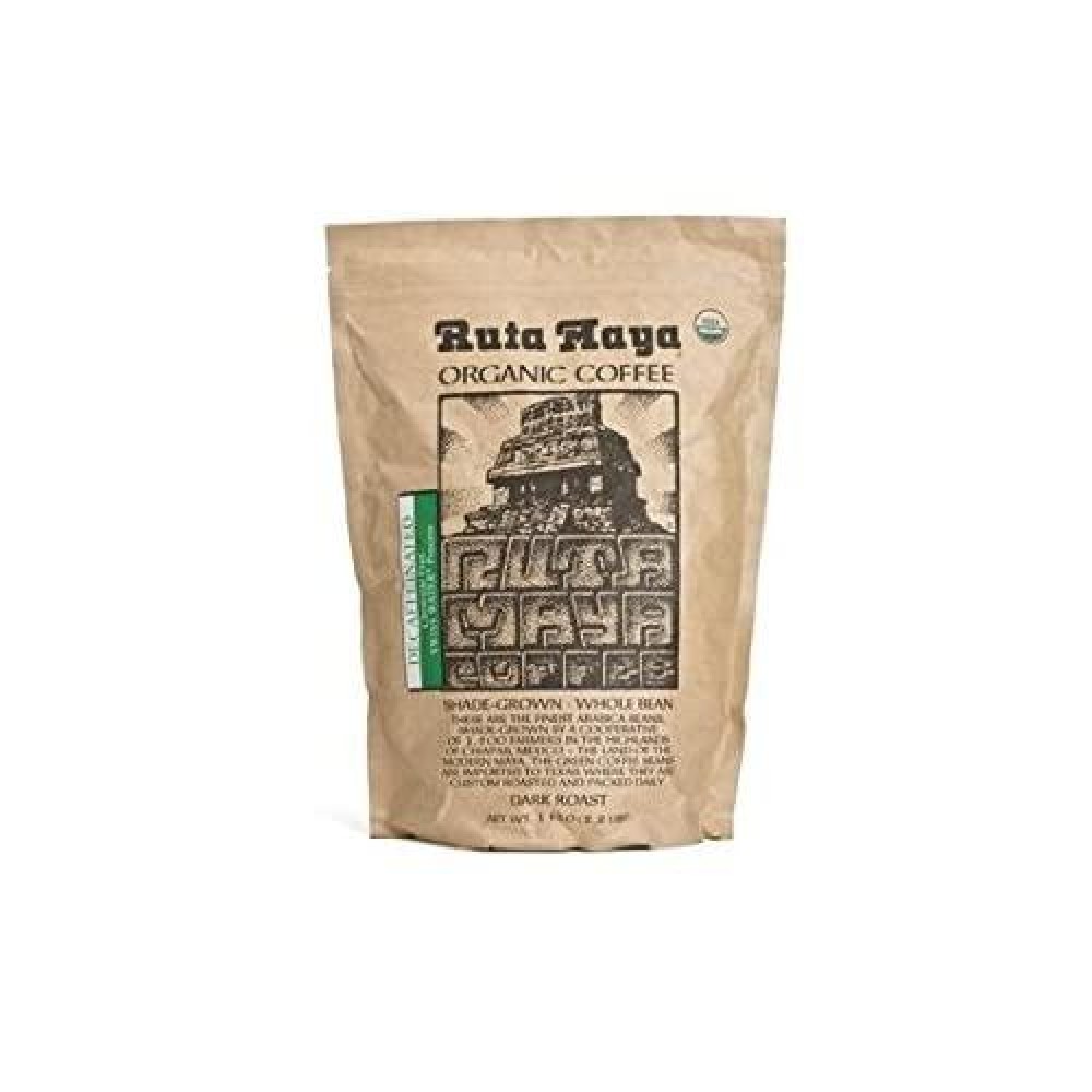 Ruta Maya Organic Decaffeinated Coffee Dark Roast 2.2 Lbs