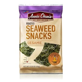 Annie Chuns Roasted Seaweed Snacks, Sesame, 0.35-ounce (Pack of 12), Americas #1 Selling Seaweed Snacks