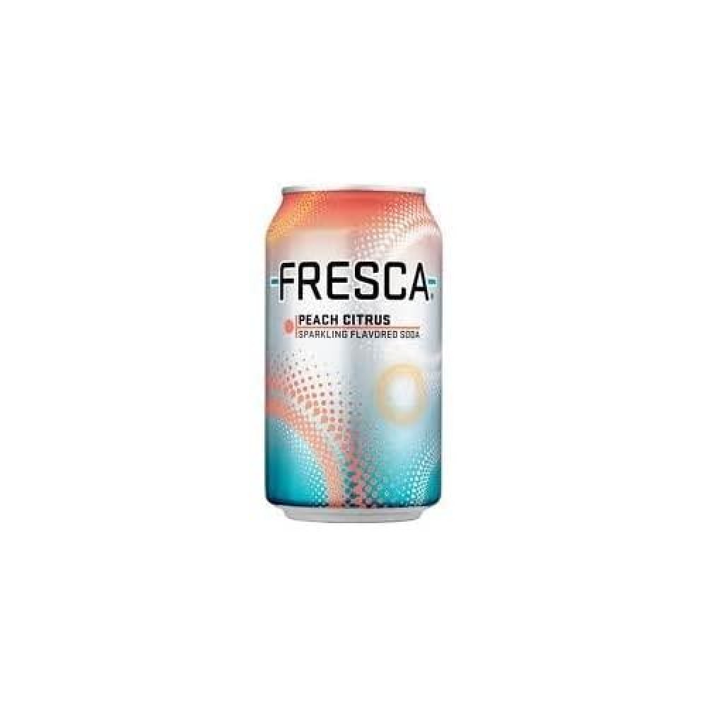 Fresca Peach Citrus Soda 12oz Cans (Pack of 12)