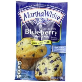 Martha White Blueberry Flavored Muffin Mix, 7-Ounce (Pack of 12)