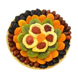 Broadway Basketeers Heart Healthy Floral Dried Fruit Gift Tray