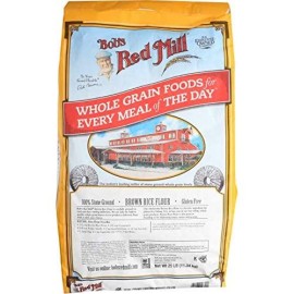 Bobs Red Mill Bulk Rice Flour, Brown, 25 Pound