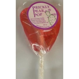 Prickly Pear Sucker - Cactus Lollipop - Sweet Cacti Lolipop - Made From Real Prickly Pear Juice
