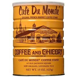 Cafe Du Monde Coffee Chicory, 15-Ounce (Pack of 3)