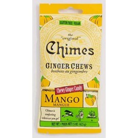 Chimes Ginger Chews Candy, Mango, 1.5 Ounce (Pack of 1)