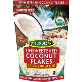 Lets Do Organics: Organic Coconut Flakes, 7 oz (3 pack)