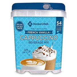 Members Mark French Vanilla Cappuccino Beverage Mix (48 oz.) 54 Servings