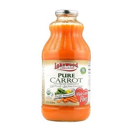 Lakewood Organic Pure Carrot Juice, 32 Ounce - 12 per case.