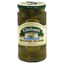 Giulianos Bleu Cheese Stuffed Olive, 7 Ounce - 6 per case.