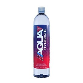 AQUAhydrate Electrolyte Enhanced Water Ph9+, 33.8 Fl. Oz (Pack of 12)