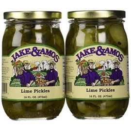 Jake & Amos - Lime Pickles / 2 - 16 Oz. Jars