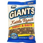 Giants Kettle Roast Salty Sweet Flavored Sunflower Seeds, 12 Packs - 5 Oz. Bags