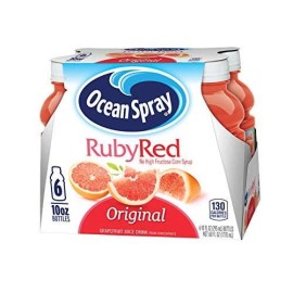 Ocean Spray Ruby Grapefruit Juice Drink, 10 Ounce Bottle (Pack of 6)