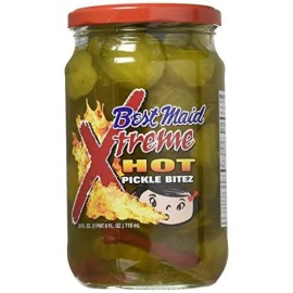Best Maid Xtreme Hot Pickle Bitez 24Oz Jar (Pack Of 2)