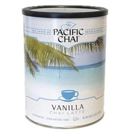 Pacific Chai Vanilla Chai Latte Powder Mix, Instant Hot, Iced or Blended Vanilla Chai Tea Latte, 3 lb (Pack of 1)