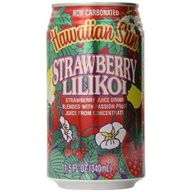 Hawaiian Sun Lilikoi, Strawberry, 11.5-Ounce (Pack of 24)