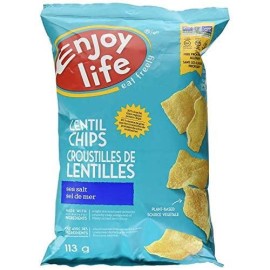 Enjoy Life Light Sea Salt Plentils Chips, 4 Ounce (Pack of 12)