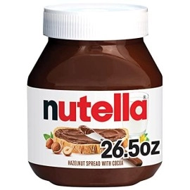 Nutella Chocolate Hazelnut Spread  Perfect Topping For Pancakes  Great For Holiday Recipes  26.5 Oz