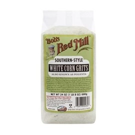 Bobs Red Mill White corn gritsPolenta, 24 Ounce, Pack of 1