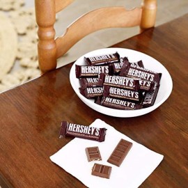 HERSHEYS Milk Chocolate with Almonds Snack Size Candy, Individually Wrapped, 10.35 oz Bag