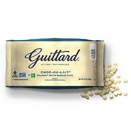 Guittard Baking Au Lait Chip, Vanilla, White chocolate, 12 Oz